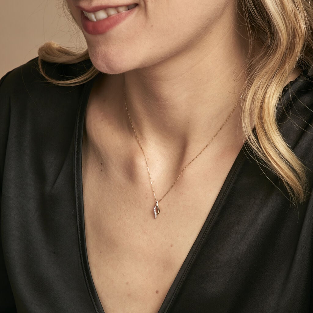 Collier Tylane Or Jaune Diamant - Bijoux Pierres Pr&eacute;cieuses Femme | Histoire d&rsquo;Or