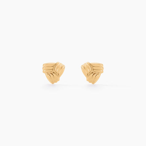Boucles D'oreilles Puces Gavril Or Jaune - Clous d'oreilles Femme | Histoire d&rsquo;Or