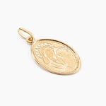 Pendentif Or Jaune Vierge A L'enfant - Pendentifs vierge Famille | Histoire d&rsquo;Or