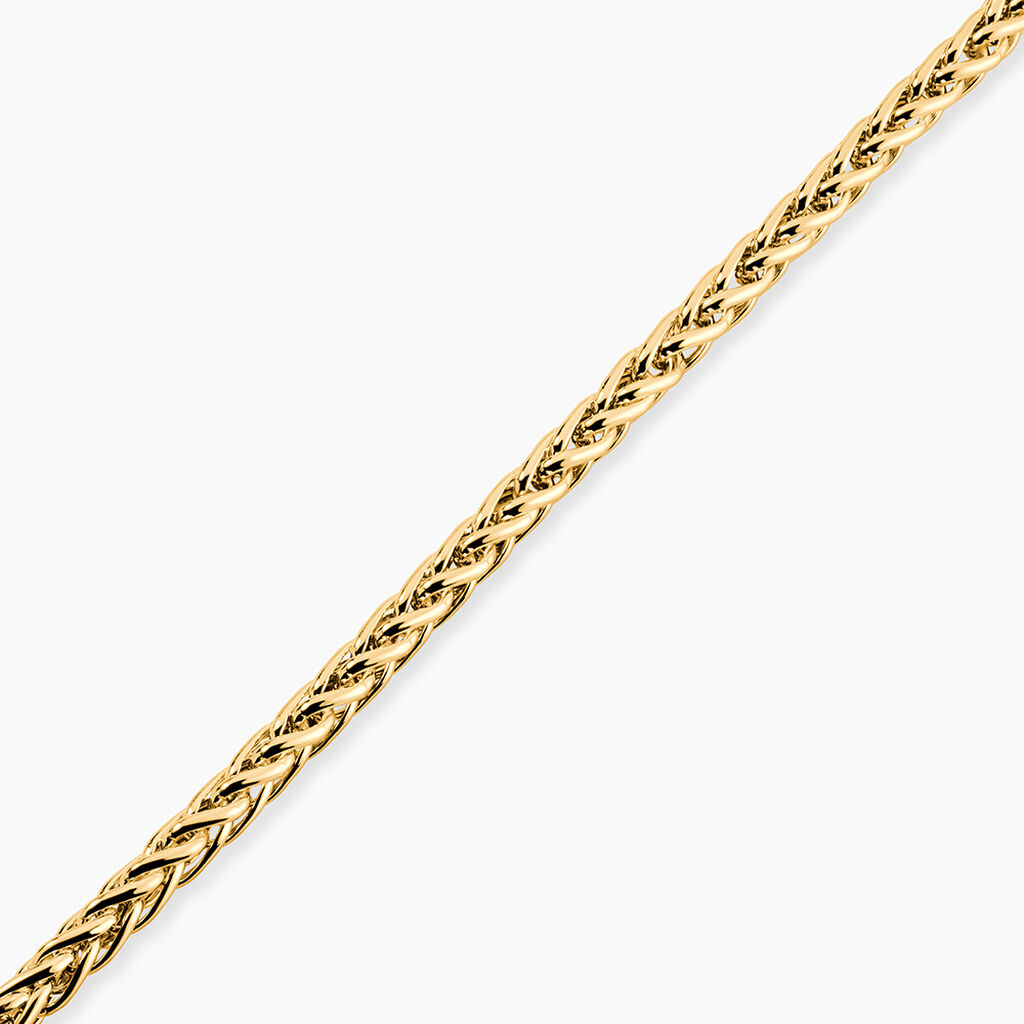 Bracelet Jany Maille Palmier Or Jaune - Bracelets maille Femme | Histoire d&rsquo;Or