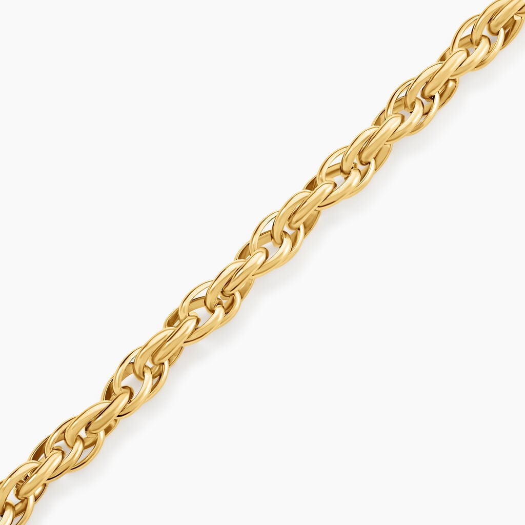Bracelet Chaine Epaisse Acier Dore Dusty - Bracelets fantaisie Femme | Histoire d&rsquo;Or