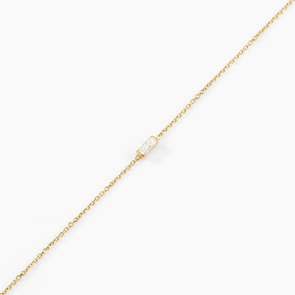 Bracelet Lawry Or Jaune Oxyde De Zirconium - Bracelets Pierre Femme | Histoire d&rsquo;Or