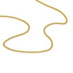 Cha&icirc;ne Ixia Maille Gourmette Diamantee Or Jaune - Chaines Famille | Histoire d&rsquo;Or