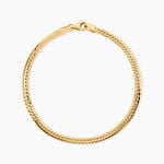 Bracelet Or Jaune Izel Maille Anglaise - Bracelets maille Femme | Histoire d&rsquo;Or