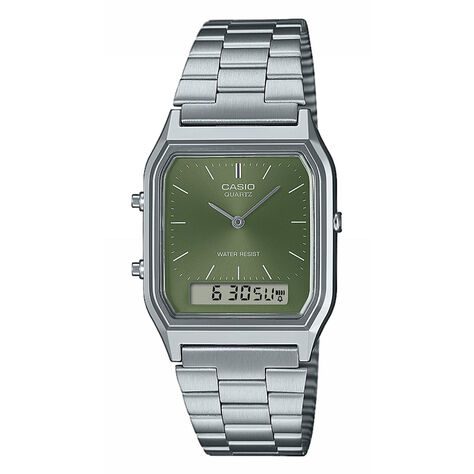 Montre Casio Collection Kaki - Montres digitales Unisex | Histoire d&rsquo;Or