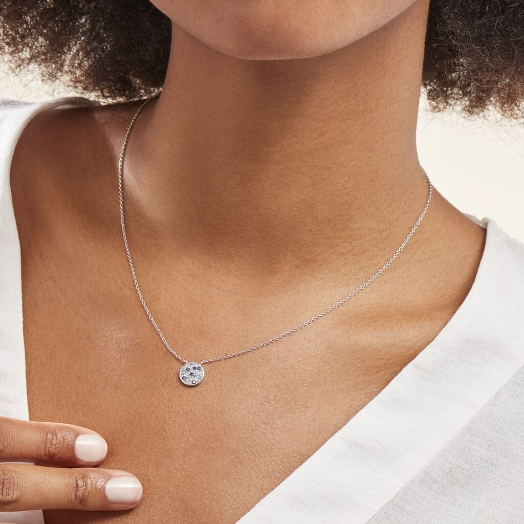 Collier Nelig Argent Oxyde De Zirconium - Colliers fantaisie Femme | Histoire d&rsquo;Or