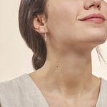 Boucles D'oreilles Pendantes Ainhoa Or Blanc Diamant - Boucles d'oreilles pierres pr&eacute;cieuses Femme | Histoire d&rsquo;Or