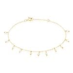 Bracelet Identit&eacute;e Jazmin Or Jaune Perle De Culture - Bracelets Breloques Femme | Histoire d&rsquo;Or