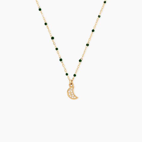 Collier Polka Argent Jaune Oxyde De Zirconium - Colliers fantaisie Femme | Histoire d&rsquo;Or