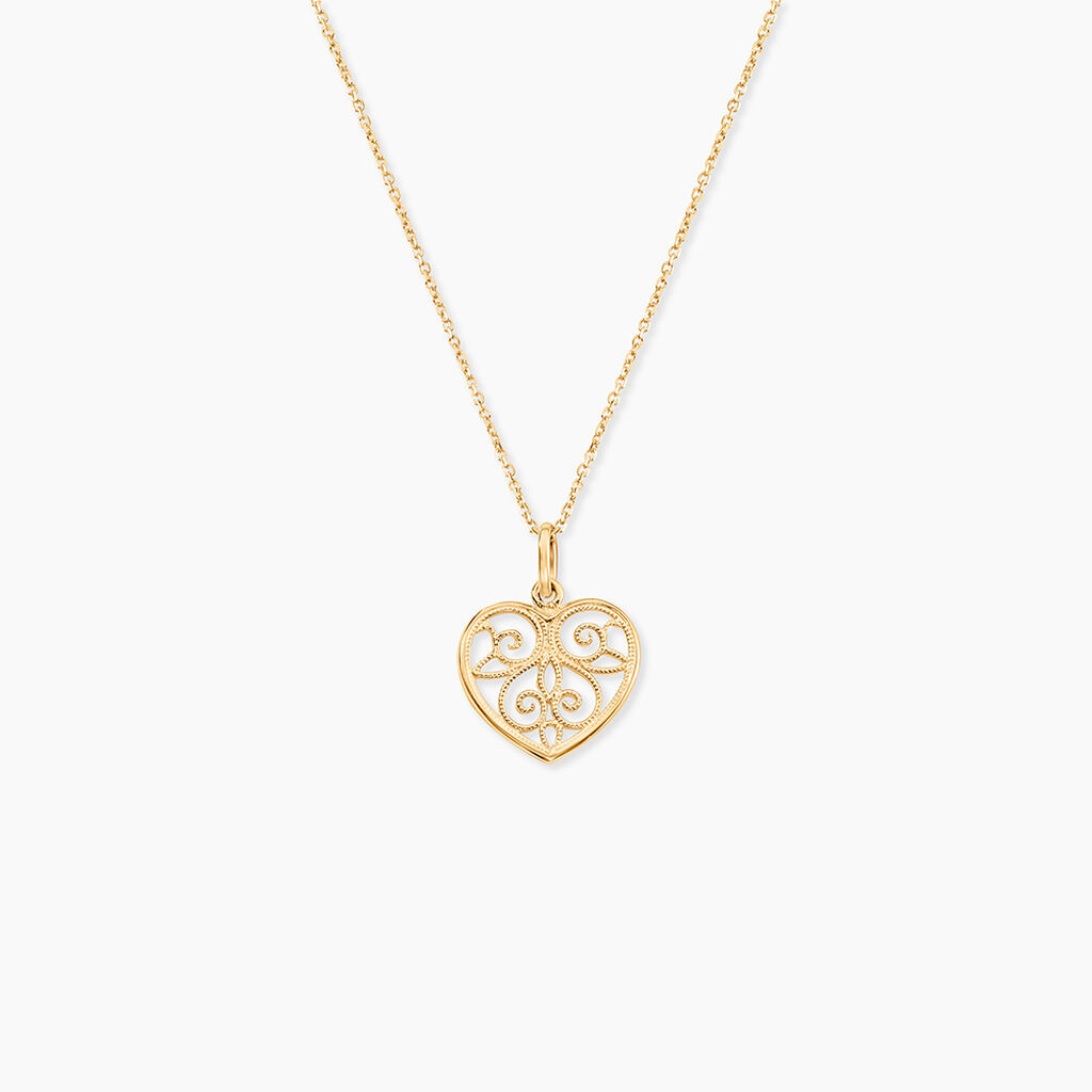 Pendentif Lilah Or Jaune - Bijoux sans pierre Femme | Histoire d&rsquo;Or