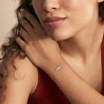 Bracelet Automne Or Blanc Diamant - Bracelets Medailles Femme | Histoire d&rsquo;Or