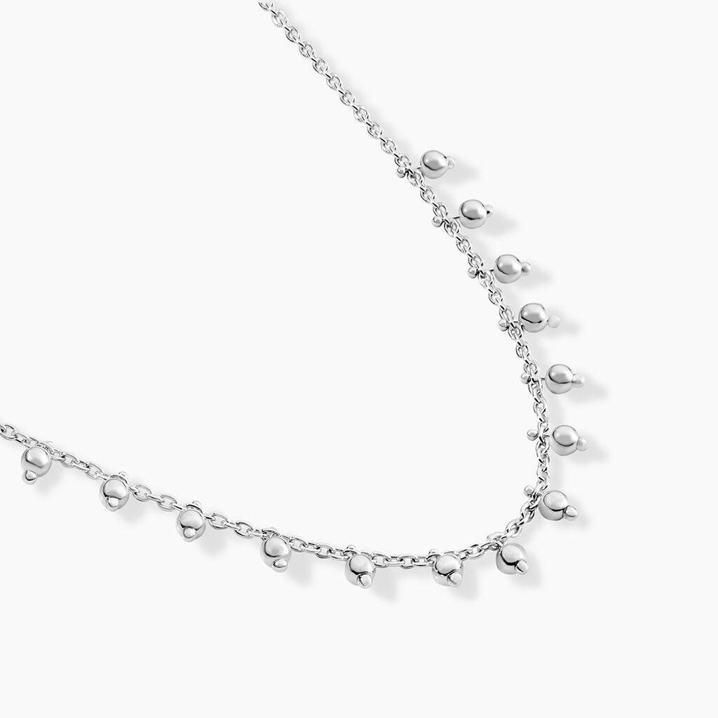 Collier Fancy Argent Blanc - Colliers fantaisie Femme | Histoire d&rsquo;Or