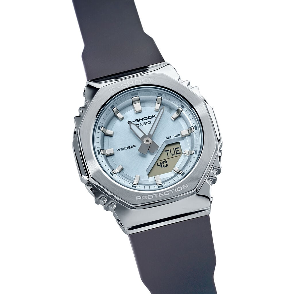 Montre Casio G-shock Bleu Sky - Montres digitales Femme | Histoire d&rsquo;Or