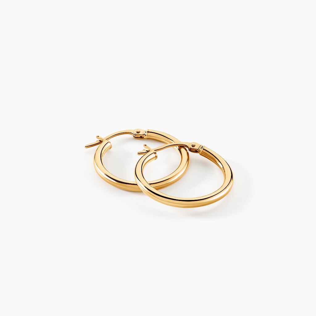 Cr&eacute;oles Verania Or Jaune - Boucles d'oreilles cr&eacute;oles Femme | Histoire d&rsquo;Or