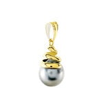 Pendentif Acme Or Jaune Perle De Culture De Tahiti - Pendentifs empierr&eacute;s Femme | Histoire d&rsquo;Or