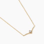 Collier Severienne Or Jaune Diamant - Bijoux Pierres Pr&eacute;cieuses  | Histoire d&rsquo;Or