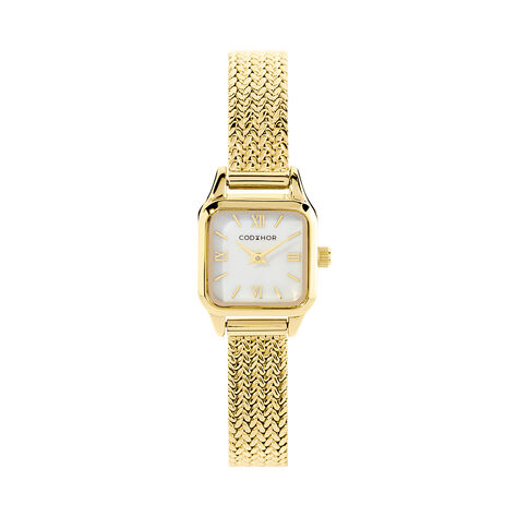 Montre Codhor Leonie Nacre Blanche - Montres &eacute;tanches Femme | Histoire d&rsquo;Or