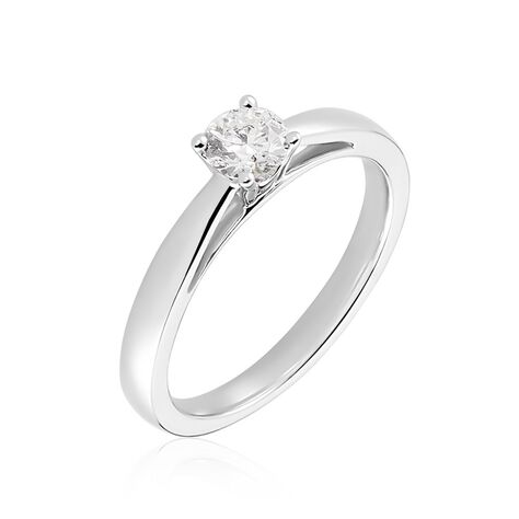 Bague Iris Platine Blanc Diamant - Bagues de fian&ccedil;ailles vintage Femme | Histoire d&rsquo;Or