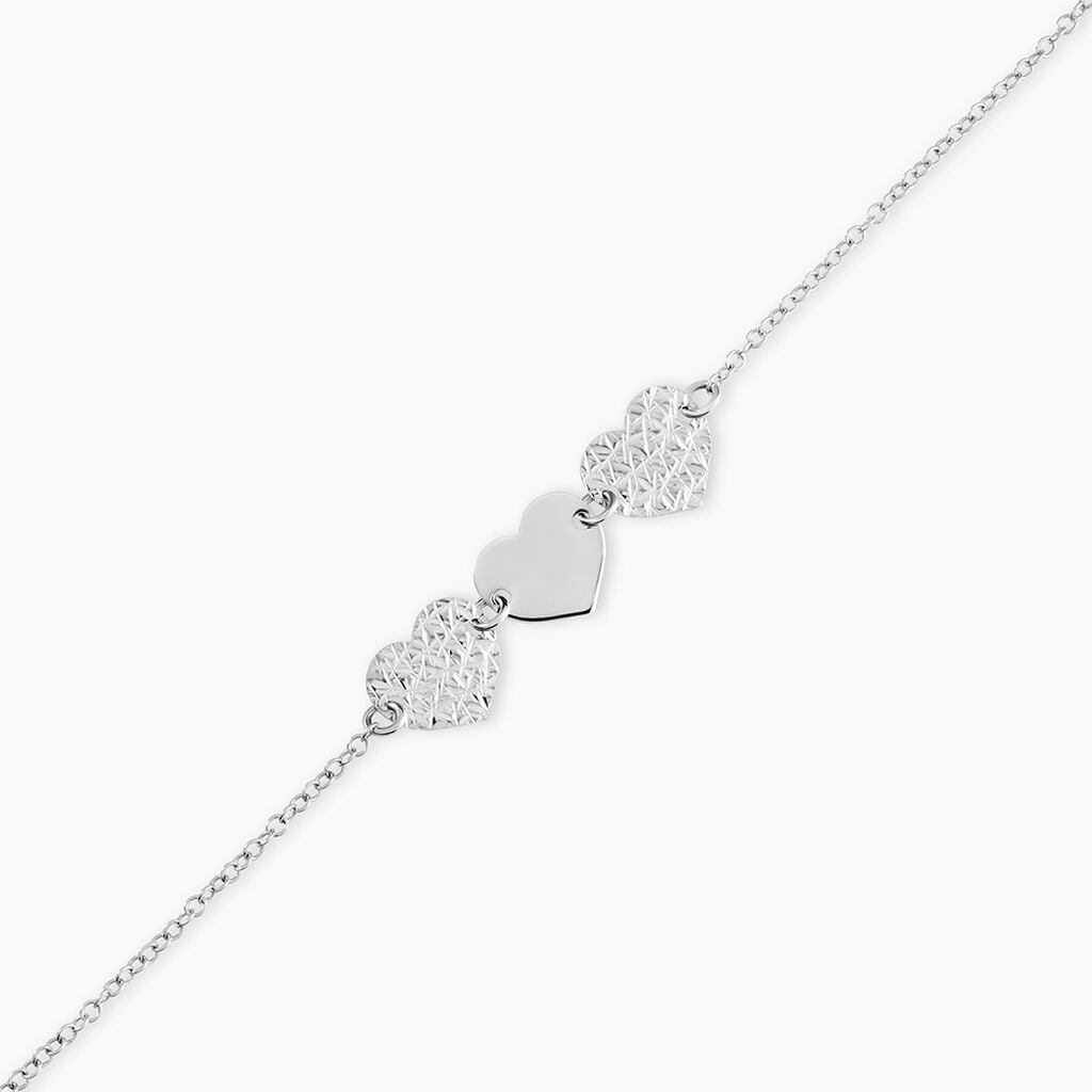 Bracelet Yrina Argent Blanc - Bracelets fantaisie Femme | Histoire d&rsquo;Or