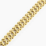 Bracelet Allure Argent Jaune - Bijoux sans pierre Femme | Histoire d&rsquo;Or