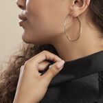 Cr&eacute;oles Ada Lisse Plaqu&eacute; Or Jaune - Cr&eacute;oles fantaisie Femme | Histoire d&rsquo;Or