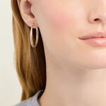 Cr&eacute;oles Maelia Or Bicolore - Boucles d'oreilles cr&eacute;oles Femme | Histoire d&rsquo;Or