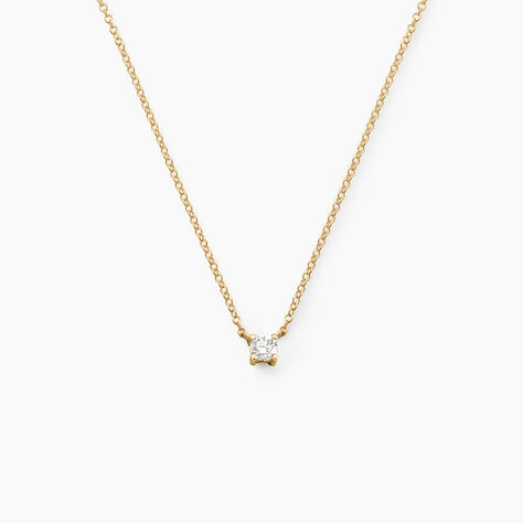 Collier One Or Jaune Diamant - Bijoux Pierres Pr&eacute;cieuses Femme | Histoire d&rsquo;Or