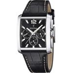 Montre Festina On The Square Chrono Noir - Montres chronographes Homme | Histoire d&rsquo;Or