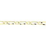 Bracelet Ophelio Maille Alternee 1/1 Or Jaune - Bracelets maille Homme | Histoire d&rsquo;Or