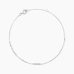 Bracelet Jonc Aprhodisia Blanc Diamant Blanc - Bracelets Pierre Femme | Histoire d&rsquo;Or