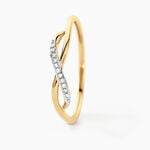 Bague Smina Or Jaune Diamant - Bagues pierres pr&eacute;cieuses Femme | Histoire d&rsquo;Or
