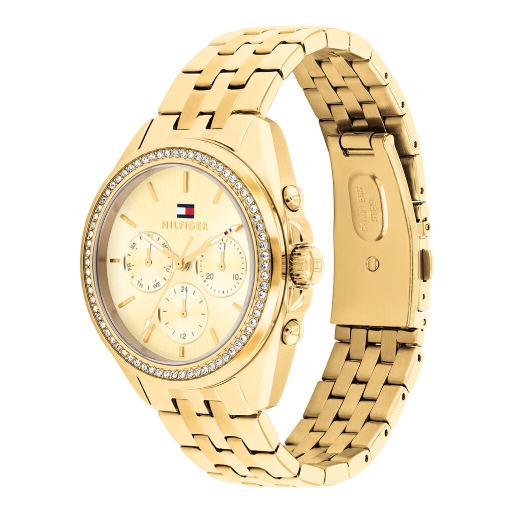 Montre Tommy Hilfiger Mellie Dor&eacute; - Montres &eacute;tanches Femme | Histoire d&rsquo;Or