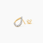 Boucles D'oreilles Puces Chrystalise Or Jaune Diamant - Boucles d'oreilles pierres pr&eacute;cieuses Femme | Histoire d&rsquo;Or
