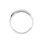 Bague Argent Blanc Agoston Oxydes De Zirconium - Bagues avec pierre Femme | Histoire d&rsquo;Or