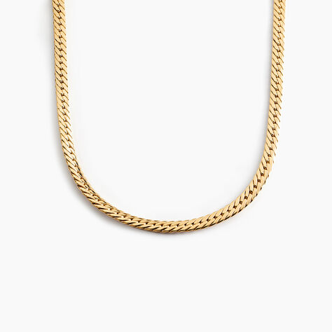 Collier Doline Maille Anglaise Or Jaune - Chaines Femme | Histoire d&rsquo;Or