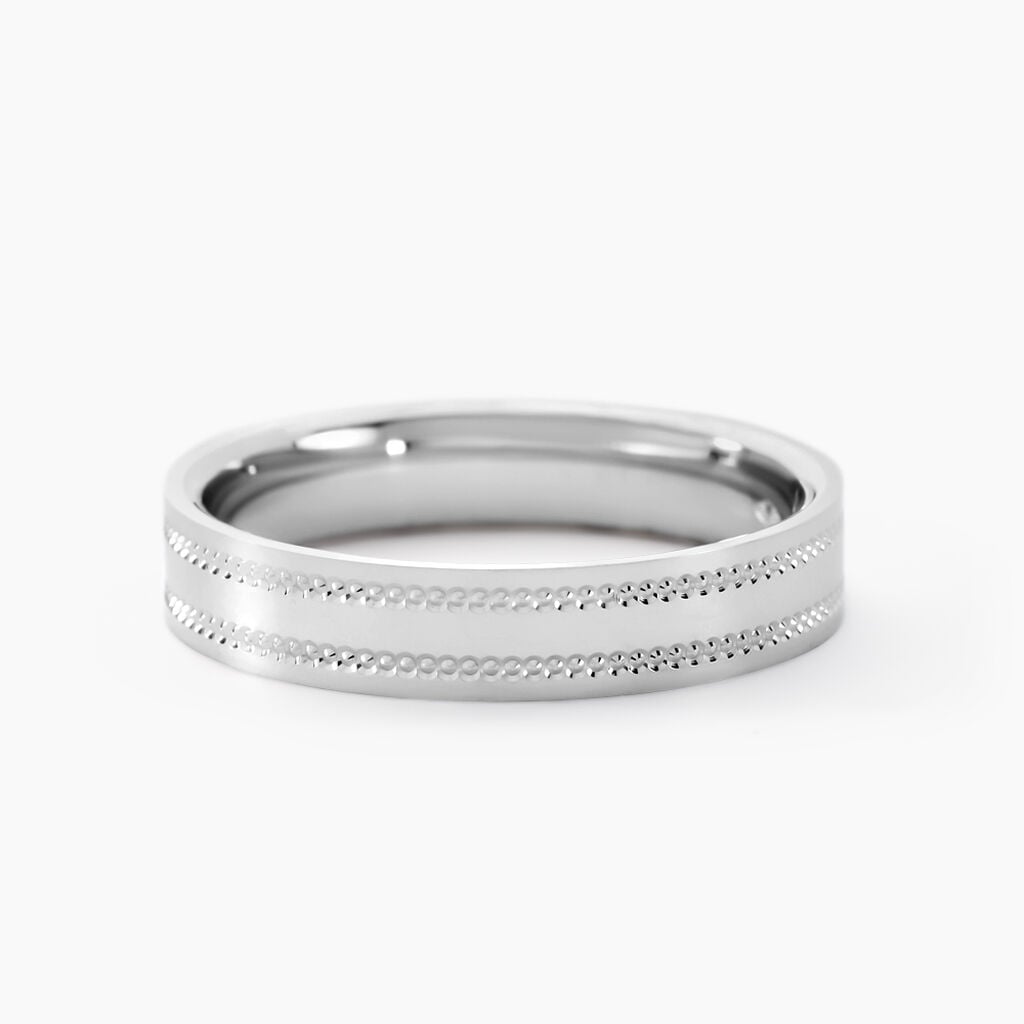 Alliance Apollon Or Blanc - Alliances duo Unisex | Histoire d&rsquo;Or