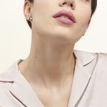 Boucles D'oreilles Puces Melina Argent Blanc Oxyde De Zirconium - Boucles d'oreilles empierr&eacute;es Femme | Histoire d&rsquo;Or