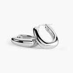 Cr&eacute;oles Allure Argent Blanc - Cr&eacute;oles fantaisie Femme | Histoire d&rsquo;Or