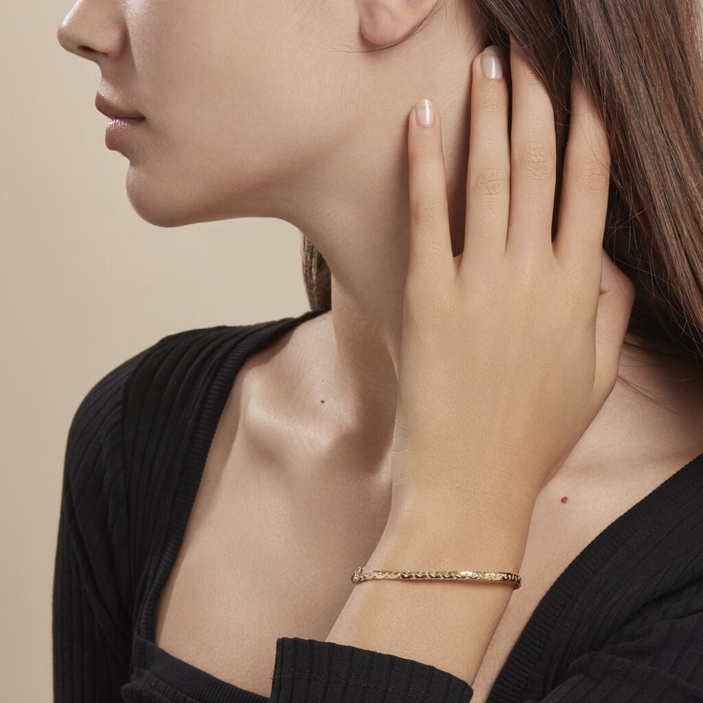 Bracelet Ivy Maille Haricot Or Jaune - Bracelets maille Femme | Histoire d&rsquo;Or