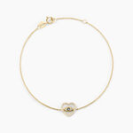 Bracelet Katriona Or Jaune Topaze Oxyde De Zirconium - Bracelets Pierre Femme | Histoire d&rsquo;Or
