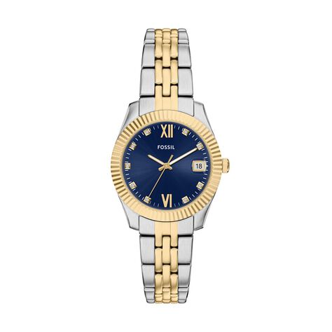 Montre Fossil Scarlette Mini Bleu - Montres &eacute;tanches Femme | Histoire d&rsquo;Or