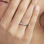 Bague Argent Blanc Agoston Oxydes De Zirconium - Bagues avec pierre Femme | Histoire d&rsquo;Or