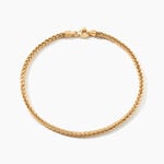 Bracelet Jany Maille Palmier Or Jaune - Bracelets maille Femme | Histoire d&rsquo;Or