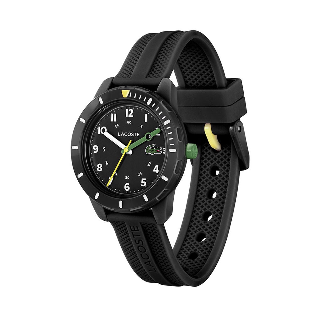 Montre Lacoste Lacoste Mini Tennis Noir - Montres &eacute;tanches Enfant | Histoire d&rsquo;Or