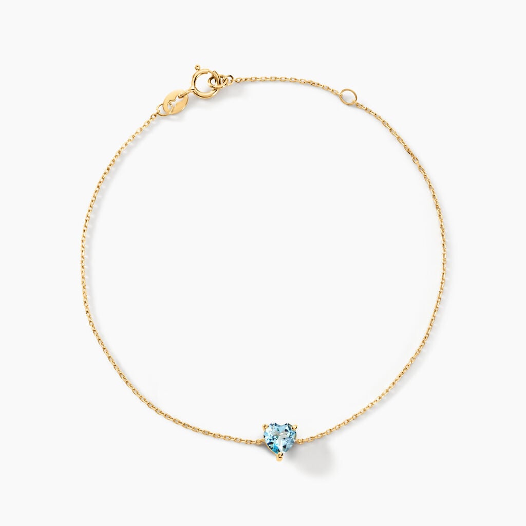 Bracelet Salona Or Jaune Topaze - Bracelets Pierre Femme | Histoire d&rsquo;Or