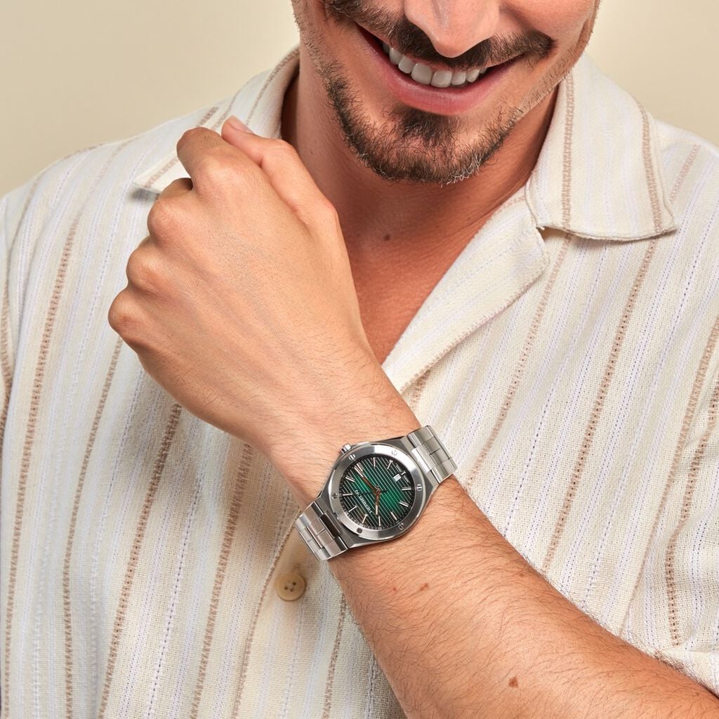 Montre Herbelin Cap Camarat Vert - Montres &eacute;tanches Homme | Histoire d&rsquo;Or
