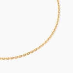 Cha&icirc;ne Igoa Maille For&ccedil;at Diamantee Or Jaune - Chaines Famille | Histoire d&rsquo;Or