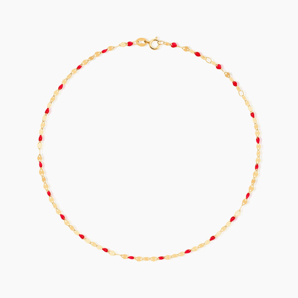 Chaine De Cheville Asteria Or Jaune - Cha&icirc;nes de cheville Femme | Histoire d&rsquo;Or