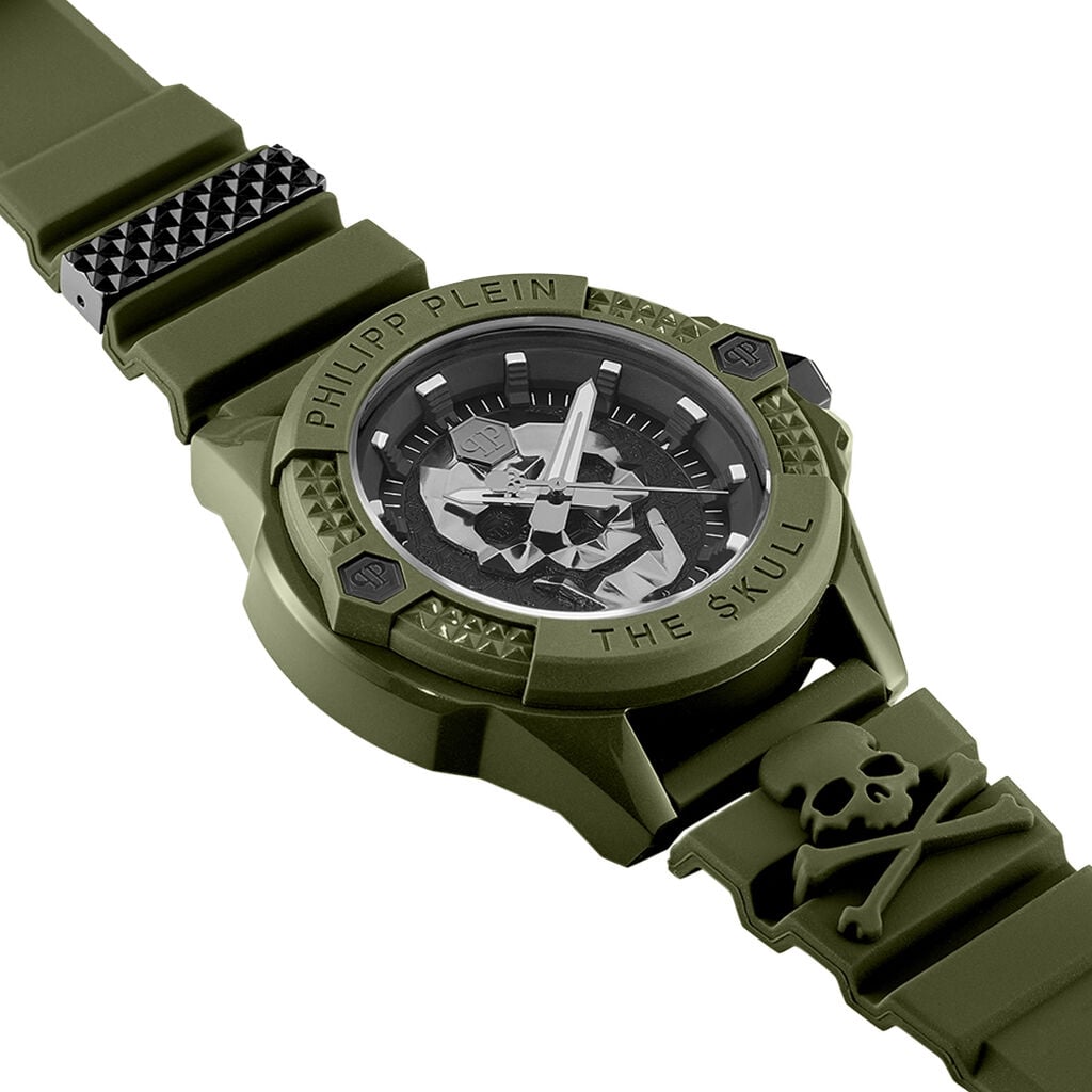 Montre Philipp Plein The Skull Ecoceramic Noir - Montres &eacute;tanches Homme | Histoire d&rsquo;Or