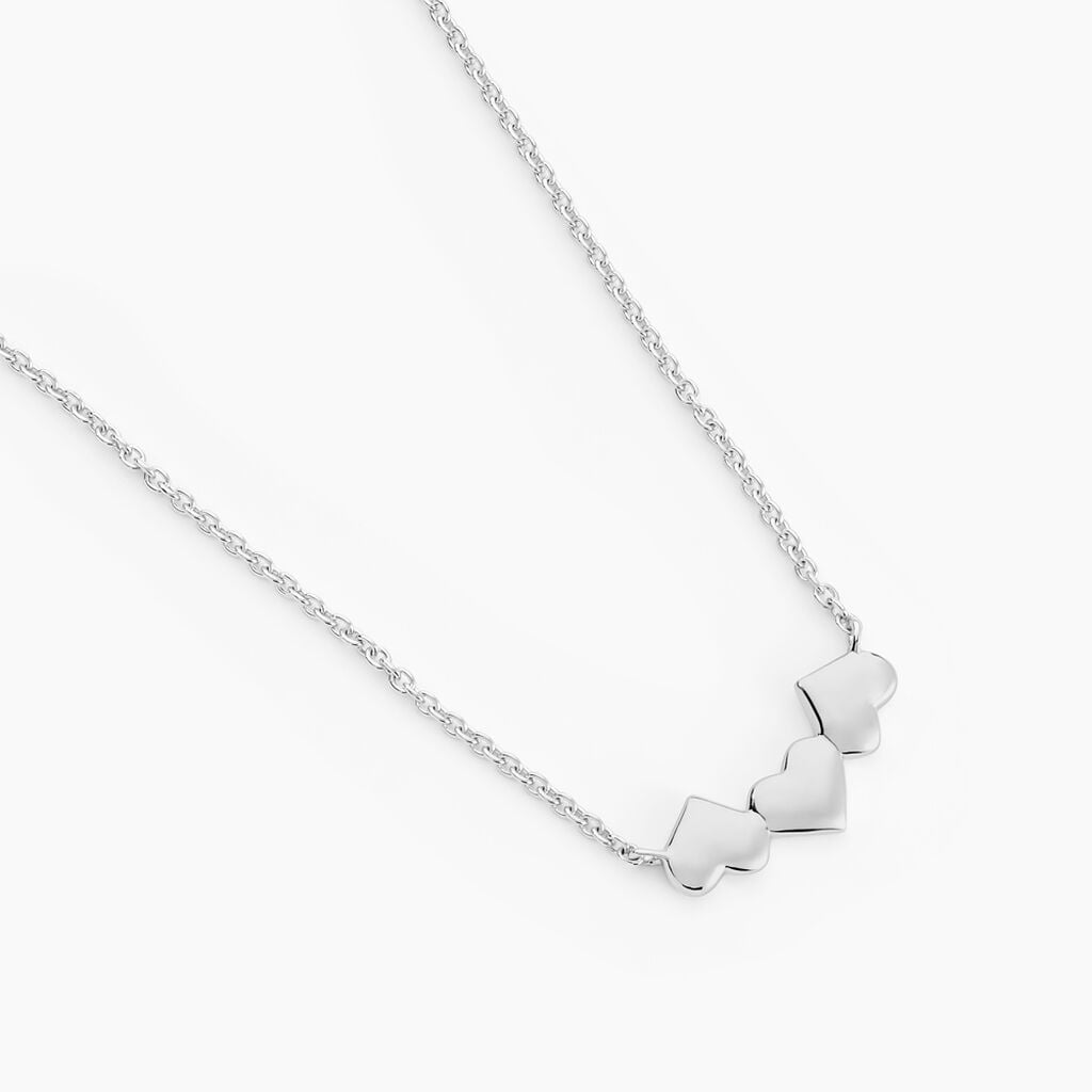 Collier Te Amo Argent Blanc - Colliers fantaisie Femme | Histoire d&rsquo;Or